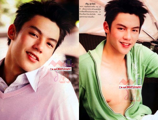 Mark Prin has attractive bewitching smile premiere photos, very suitable for bad boy image.