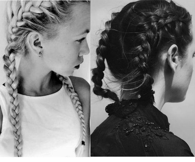 Tóc thắt bím hai bên còn có tên gọi khác là “boxer braid” nghĩa là kiểu tóc dành cho các cô nàng theo phong cách mạnh mẽ, phóng khoáng của bộ môn boxing. 