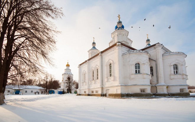 Tu viện Thánh Mẫu Shcheglovsky nằm gần thành phố Tula, cách Moscow khoảng 180 km. (ảnh: Lori/Legion-Media).