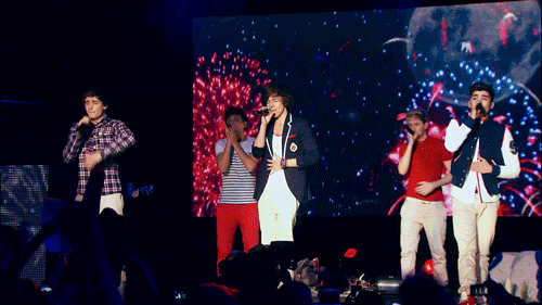 One Direction tại tour diễn đầu tiên của mình