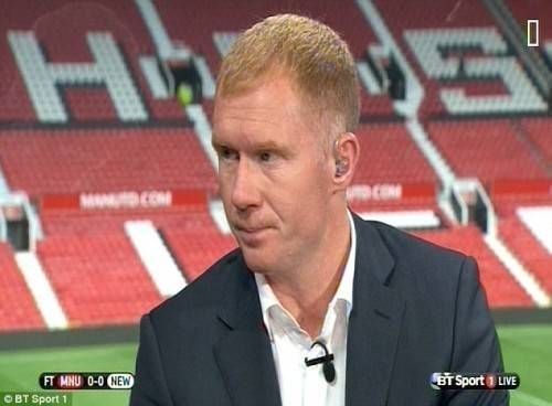 Paul Scholes rất tức giận và lên tiếng chỉ trích tài cầm quân của ông Van Gaal. Anh cho rằng đá như thế sao MU vượt qua được Man xanh