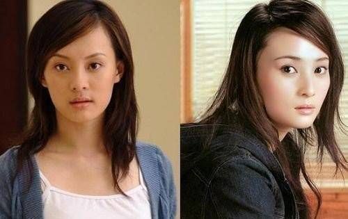Tôn Lệ (trái) khi mới hoạt động thường bị so sánh với Thủy Linh. Lý do đơn giản là nữ diễn viên Chân Hoàn truyện rất giống đàn chị nổi tiếng trong Trời xanh đổ lệ.