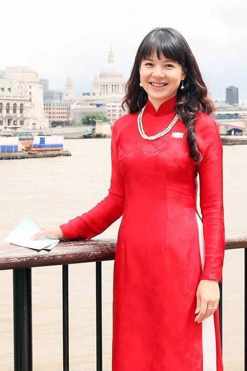 Saostar - ao dai - BTV - Diem Quynh