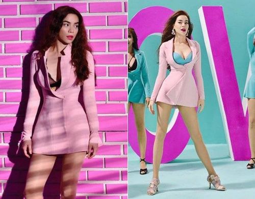 Là một trong những ca sĩ nữ tiên phong về thời trang, các MV của Hồ Ngọc Hà đều được đầu tư trau chuốt về trang phục. Tháng 8 vừa rồi, nữ ca sĩ gây sốt với MV What Is Love, trong đó phần hình ảnh gây ấn tượng thị giác mạnh.