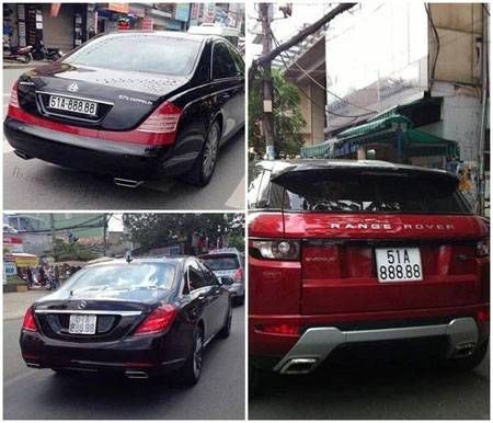 Maybach 57S "Zeppelin", Mercedes S500 và Range Rover Evoque cùng chung biển ngũ quý 8. Quyền sở hữu thuộc về chiếc Maybach