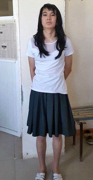 Pic shows: Ayan Zhardemov A student from Borats homeland Kazakhstan has been dubbed "romantic of the year" after dressing up as his girlfriend to take an exam for her. Loved-up Ayan Zhademov, 20, was desperate to help his 17-year-old girlfriend out when she told him she was worried about an upcoming exam. After trying to calm her down and failing he hatched his plan to impersonate her in the exam room and do the test for her. The girl, who has not been named, was preparing to take her Unified National Testing, an exam in Kazakhstan which school students must take when finishing to get into university. Donning an old black wig, slapping on some makeup and squeezing into her white blouse and grey skirt, Zhademov then tried sneaking into the exam room in the town of Zhetisai in south Kazakhstan. But eagle-eyed examiners spotted him, and thinking he looked too butch to be a girl, took him aside for questioning. A spokesman for the exam board said that as soon as he started talking their suspicions were confirmed. "He tried speaking in a high voice but it was obvious this was a male," the spokesman said. Zhademov was then fined 1,400 GBP for his actions. But now he has been dubbed romantic of the year by locals after a businessman stepped into help pay off the fine. Fellow student Dariga Nesterova said: "It was stupid but very romantic. "Sometimes love leads us to do silly things, I wish my boyfriend was this romantic." Another student, Goga Korzhova, said: "Shes lucky to have someone as brave as this, who will risk everything for her." Businessman Olzhas Hudaibergenov who has agreed to pay half of the fine said he was delighted to see romance was still alive and well. He added: "I only hope that his romantic moves in the future will be more legal." The girl was told she will have to nw wait until next year before taking the exam. (ends)