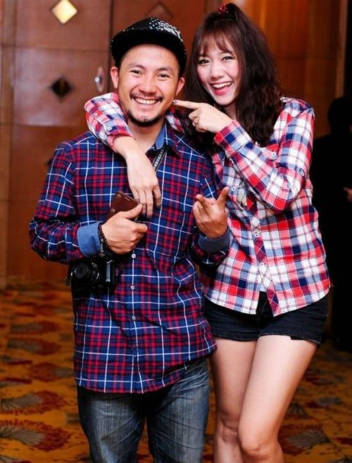 Đinh Tiến Đạt - Hari Won thuở còn mặn nồng.