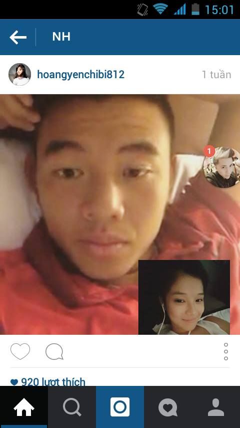 Mặc dù hình ảnh này đã bị xóa ngay sau đó, nhưng một trang fanpage cũng đã đăng tải hình ảnh của Hoàng Yến Chibi trò chuyện cùng Lý Hoàng Nam