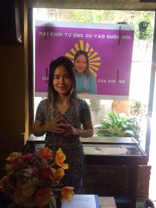 Mai Khôi chia sẻ, cô muốn đại diện tiếng nói của giới trẻ tại Quốc hội.
