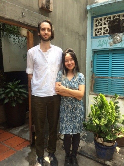 Chồng Mai Khôi luôn ủng hộ và đồng hành cùng vợ trong mọi hoạt động.