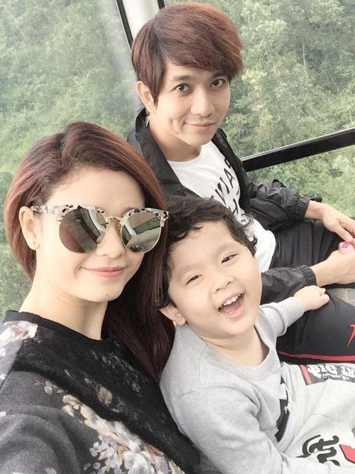 Con trai là người duy nhất khiến Tim mềm lòng. Ảnh: FBNV
