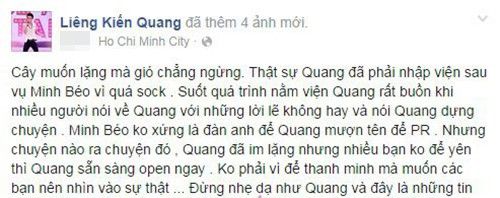 Một chàng trẻ tuổi khác lại đăng tải những bằng chứng tố Minh Béo quấy rối.