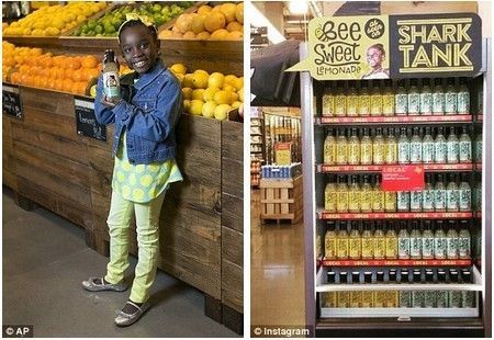 Mikaila Ulmer và thương hiệu nước chanh BeeSweet do cô bé tự pha chế với công thức “gia truyền”.