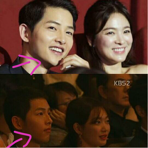 Tại lễ trao giải International Drama Awards 2016 Song Joong Ki hầu như luôn chú ý lên sân khấu và ít trò chuyện cùng Shin Min Ah, khác với khi ngồi cùng Song Hye Kyo trước đó.