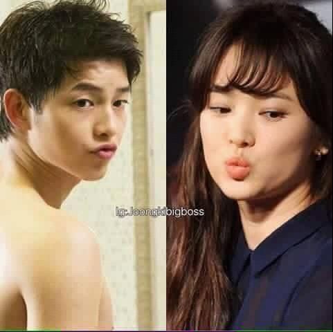 Bây giờ đến cả thói quen chu miệng cũng bắt chước nhau.