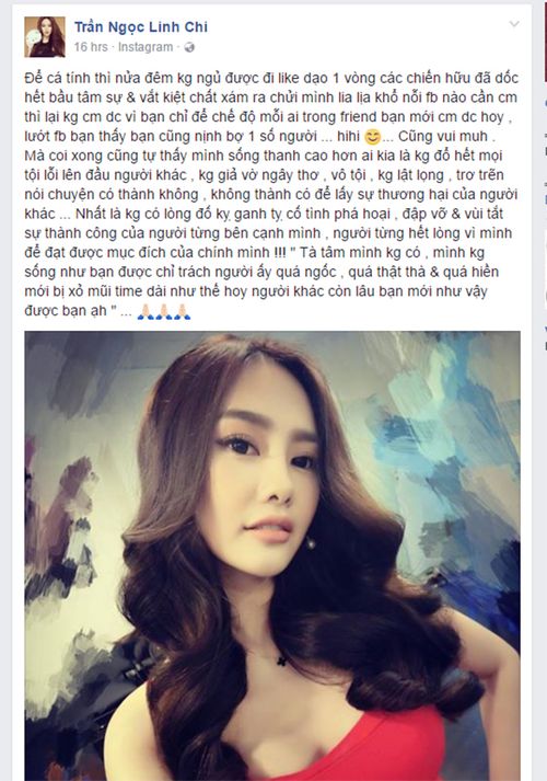 Linh Chi v&agrave; sự ấu trĩ kh&ocirc;ng c&aacute;ch n&agrave;o b&ecirc;nh vực! - Ảnh 2.