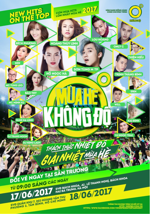 Dàn sao khủng Vpop tích cực tập luyện cho sân khấu siêu hit ‘Mùa hè không độ’ Dàn sao khủng Vpop tích cực tập luyện cho sân khấu siêu hit ‘Mùa hè không độ’