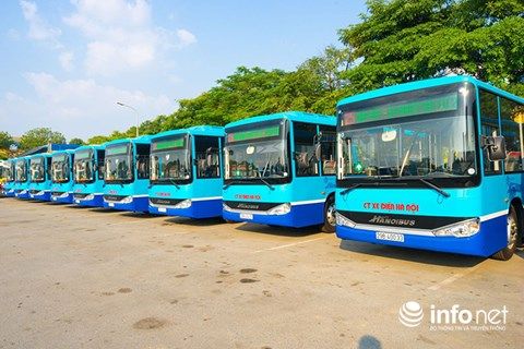Hà Nội: Đưa 15 xe buýt chuẩn châu Âu vào hoạt động thử nghiệm Hà Nội: Đưa 15 xe buýt chuẩn châu Âu vào hoạt động thử nghiệm