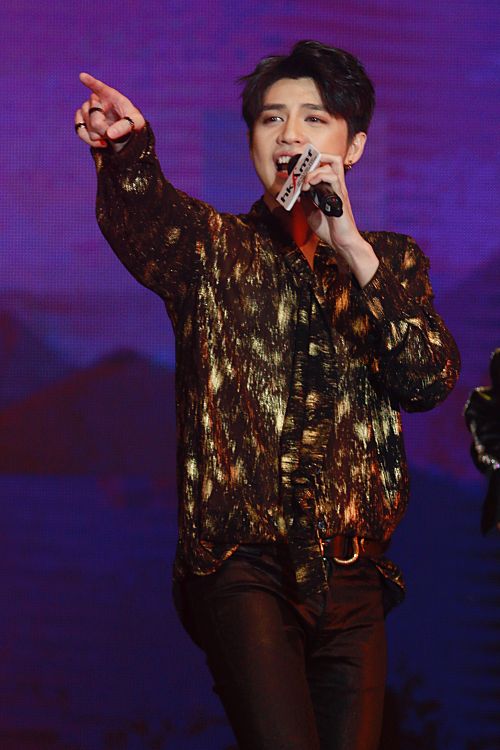 Giọng ca Chạm khẽ tim anh một chút thôi thật sự toả sáng trước 5.000 khán giả ngoại quốc.