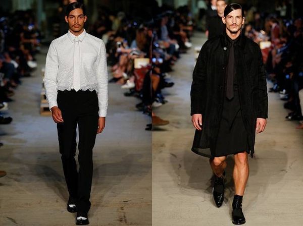 . Bên cạnh những bộ vest quen thuộc là sự xuất hiện của quần short, váy, sơ mi pha ren hay áo khoác voan trong suốt.