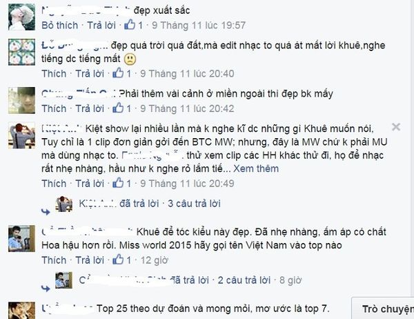 Lan Khuê được cộng đồng mạng khen ngợi với những mỹ từ như "đẹp xuất sắc", "không tỳ vết" và dự đoán cô lọt top 5 chung cuộc.