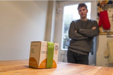 Fed Ex accidentlently delivered a parcel containing a human tumour to James Potten from Redland, Bristol date:10.01.2016 photographer:James Beck/freelance