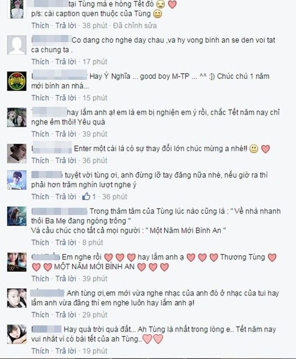 Những Phản hồi tích cực từ phía người nghe nhạc cho sản phẩm xuân mới của chàng ca sĩ gốc Thái Bình.