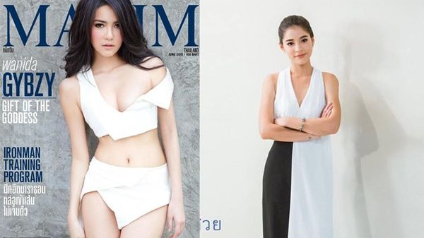 Trong tông màu trắng, Wanida chọn set đồ ngắn cực kỳ gợi cảm trong khi Apinya cá tín hơn với chiếc áo asymmetric bất đối xứng.