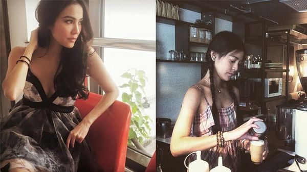 Style hằng ngày của hai cô bạn cũng khác nhau rất rõ, khi nàng Katun luôn thích những bộ cánh khoe trọn vòng 1 còn cô bạn Lee lại luôn bình dị trong những chiếc maxim dài.