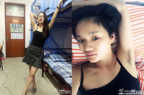 Đọ sắc với selfie với lông nách