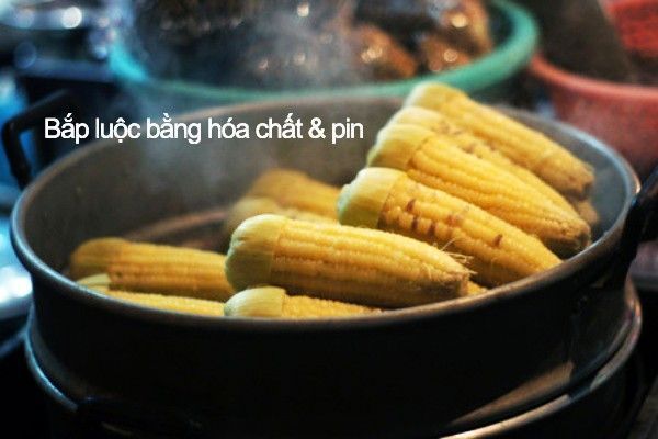 Vài ba muỗng hóa chất và một viên pin, cả nồi bắp được luộc chín trong phút chốc.