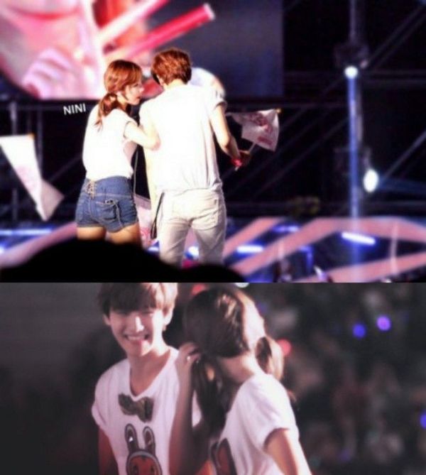 Taeyeon - Baekhyun liên tục thì tầm và đi sát bên cảnh nhau