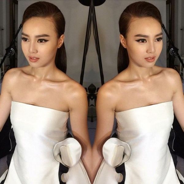 Ninh Dương Lan Ngọc trở nên cực khác lạ qua bàn tay make up của Quân Nguyễn.