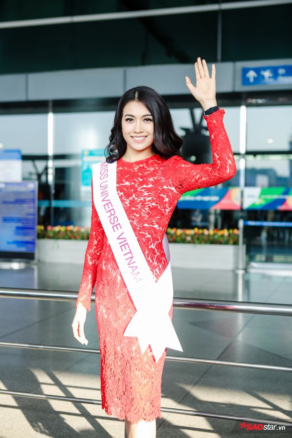 Phạm Hương rạng rỡ tiễn Lệ Hằng lên đường tham dự Miss Universe