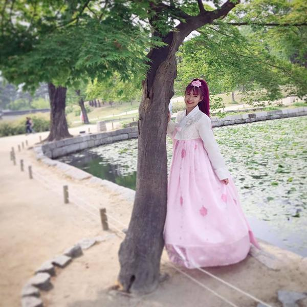 Kết quả hình ảnh cho khởi my mặc hanbok 2017