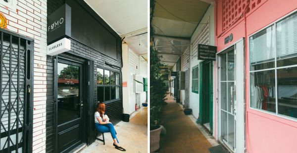 Các cửa hàng thời trang san sát nhau, cho bạn tha hồ chọn lưa.