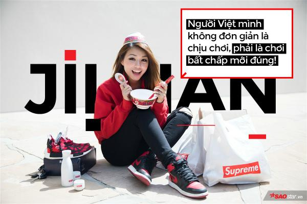 quotes1 - Nữ sneakerhead Việt Kiều Jillian V Nguyen: ‘Giày thì mua mang, ai mua gánh nặng bao giờ?’