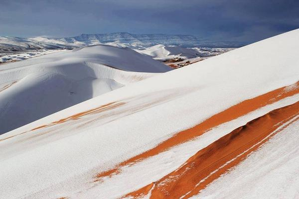 Tuyết phủ trắng sa mạc nóng nhất hành tinh 4