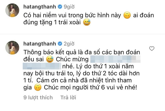  Giữa nghi vấn có em bé, Hà Tăng lên tiếng đính chính 2 'niềm vui' Ảnh 1