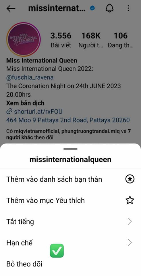  Dịu Thảo tạch Top 6, trào lưu thoát follow Miss International Queen chính thức bắt đầu Ảnh 2
