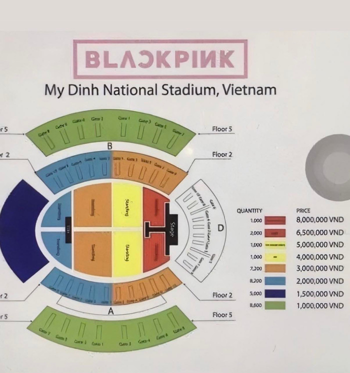  Rò rỉ giá bán chính thức vé concert BLACKPINK ở Hà Nội: Rẻ hơn nhiều so với tưởng tượng? Ảnh 2