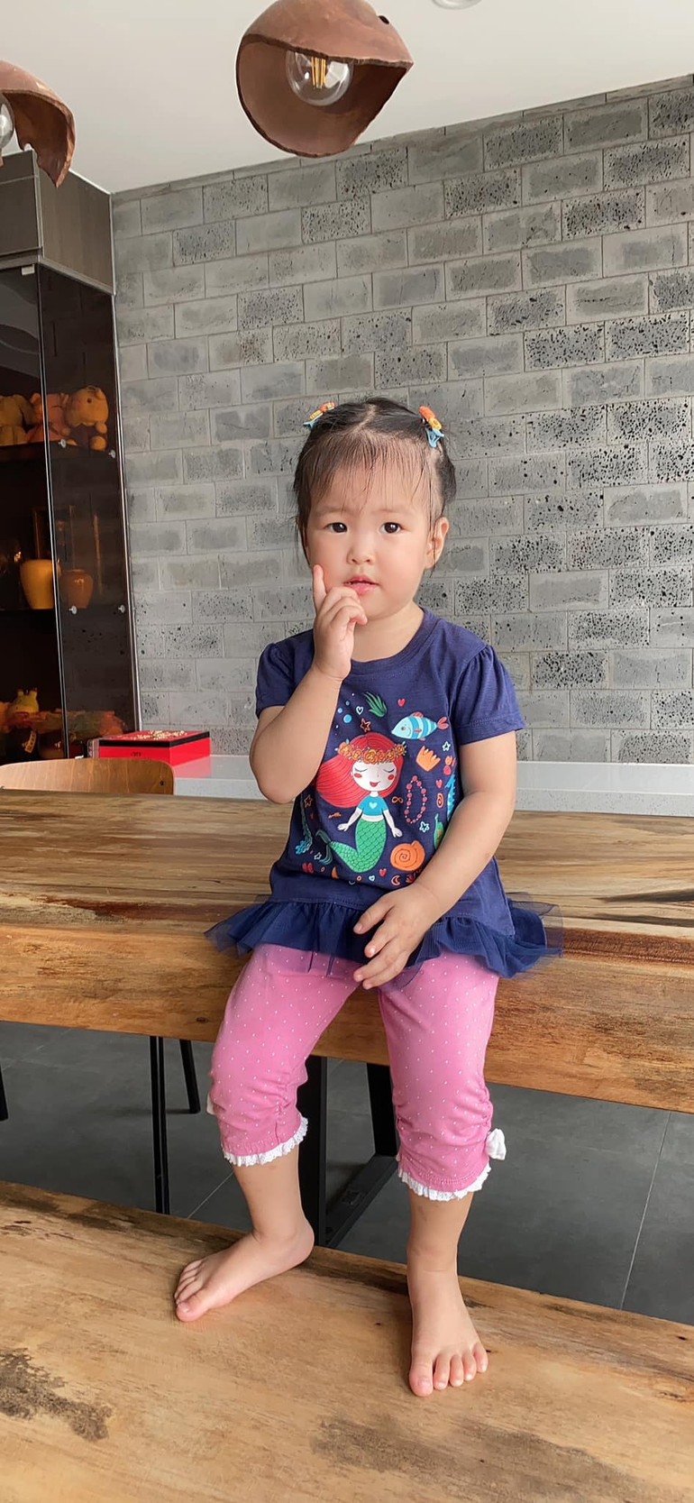 Lê Phương 'mượn' con gái để bày tỏ nỗi nhớ chồng Ảnh 2