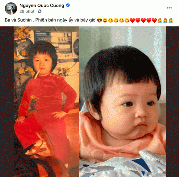 Đàm Thu Trang khoe ảnh lúc mới sinh của con gái, dân tình liền cảm thán 'giống y như đúc bà nội' Ảnh 8
